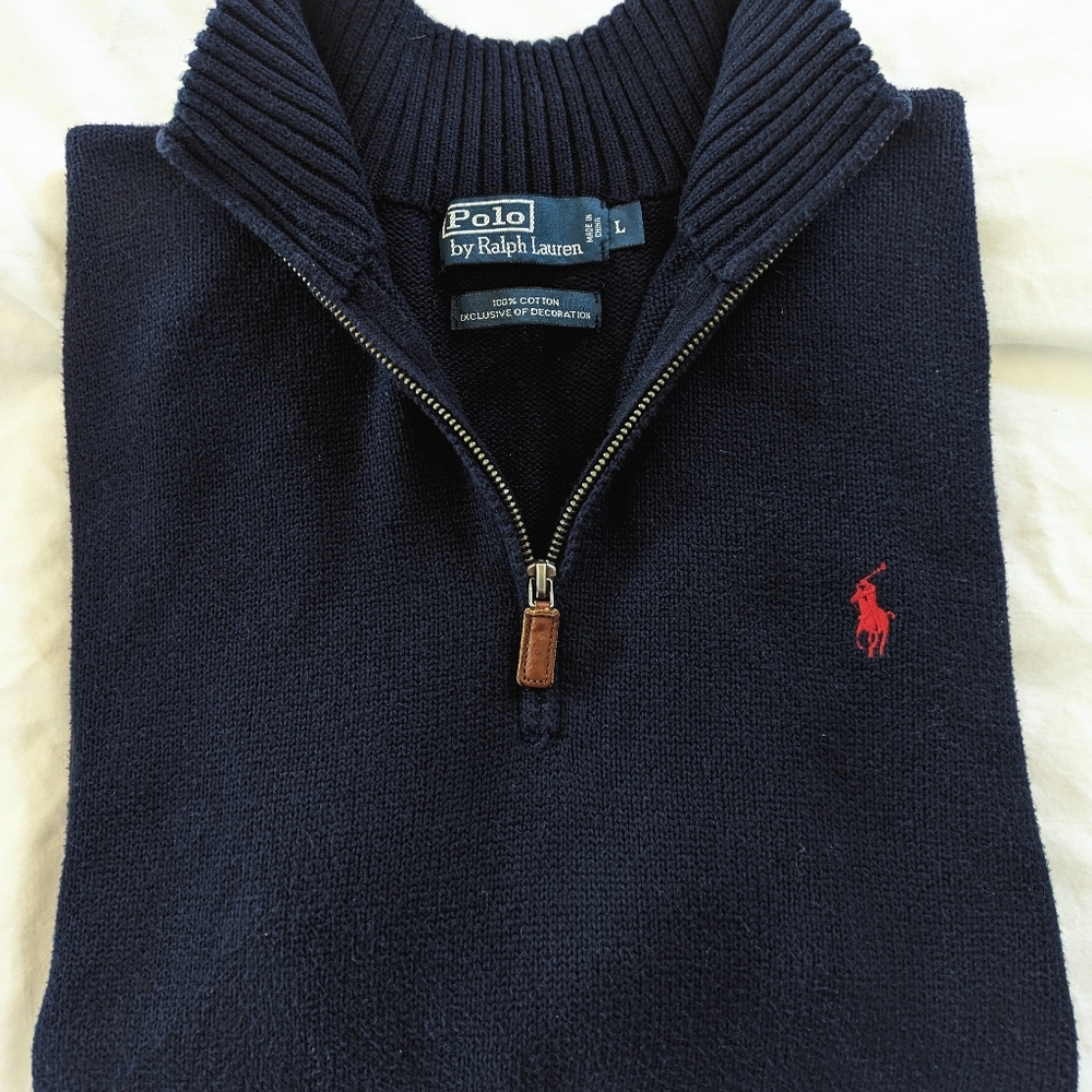 Navy Polo Quarter Zip
